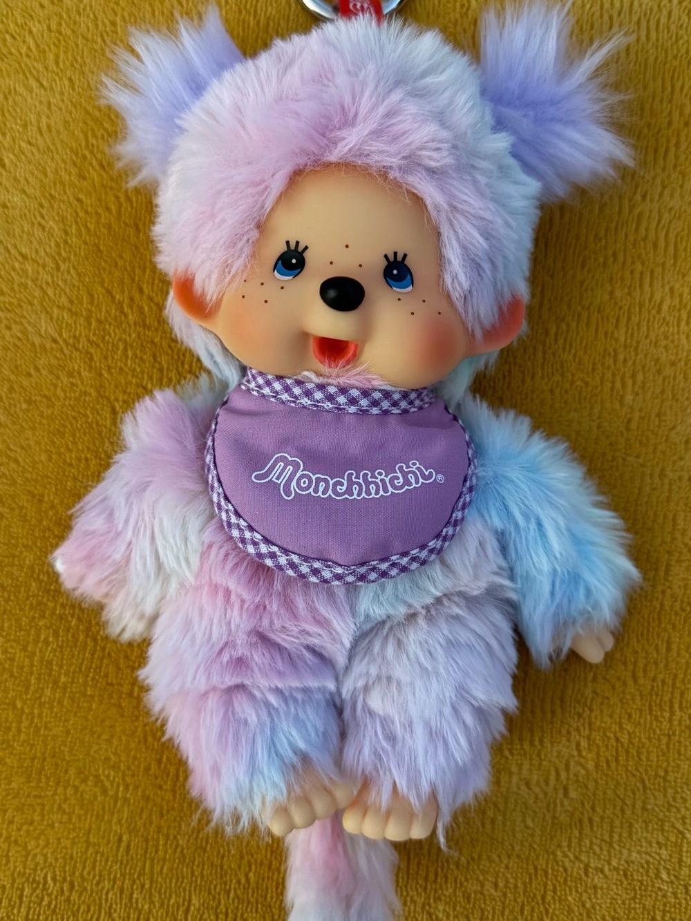 Monchhichi Tie-Dye Girl keychain